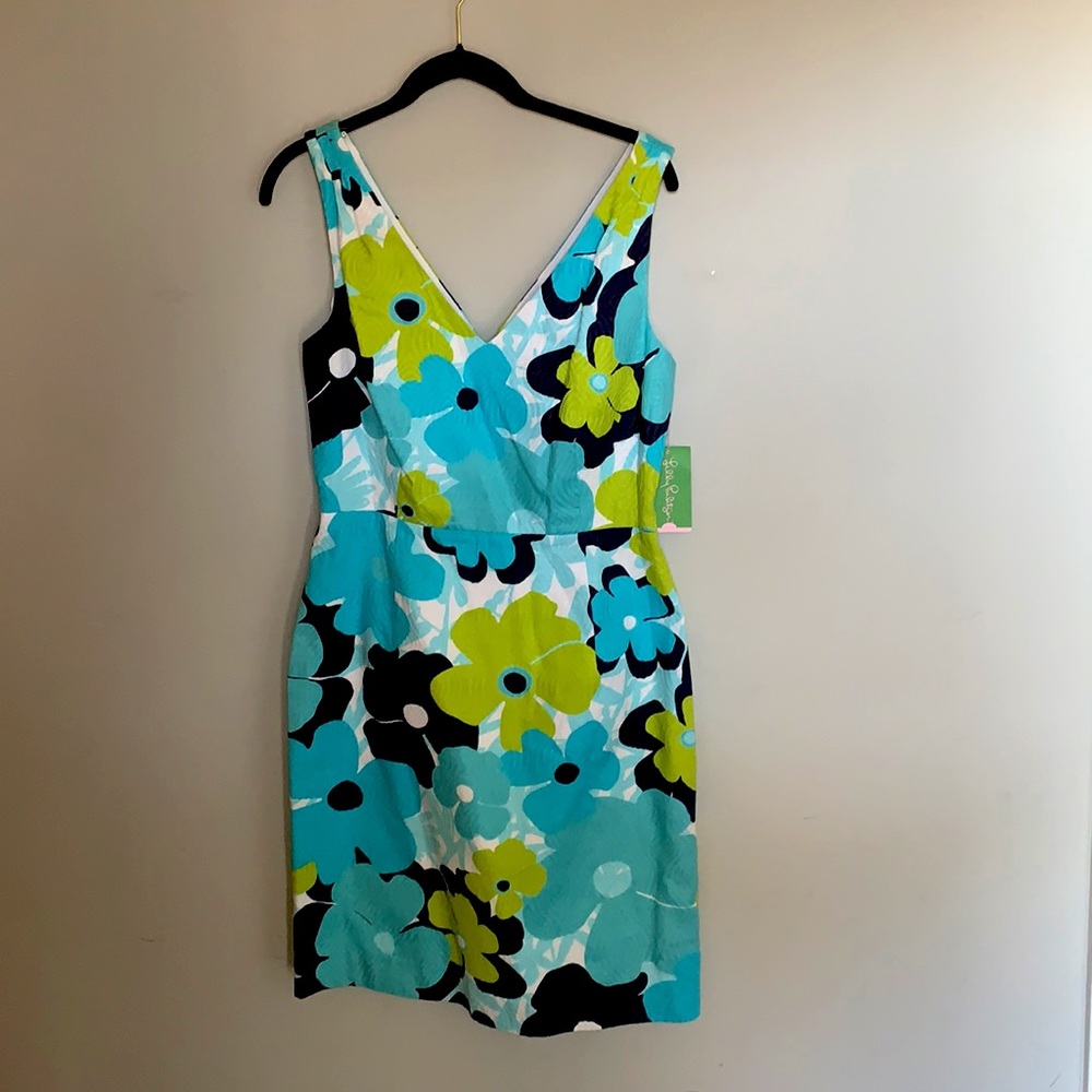 Lilly Pulitzer size 8 shore fly blue dress